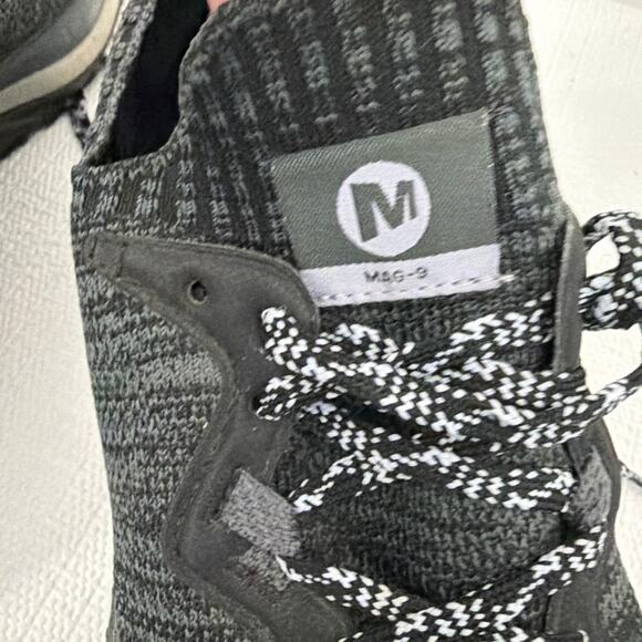 Merrell Mag 9 Shoes Womens Sz 9 Trail Hiking Running Sneakers Vibram Black Gray - Picture 4 of 10